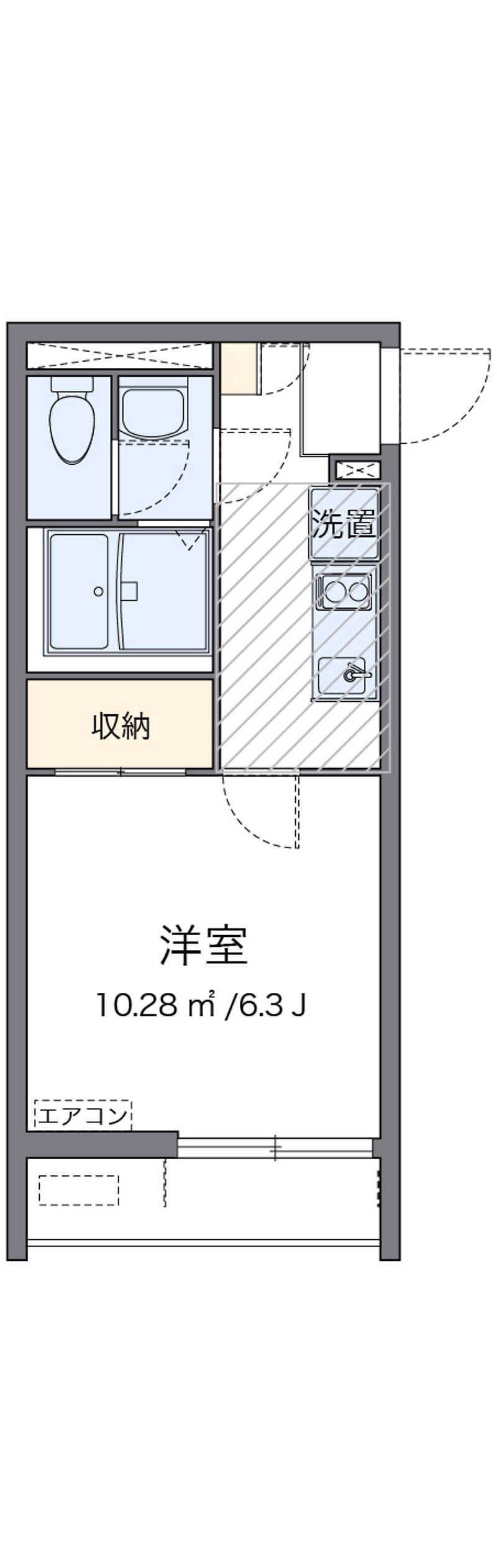 クレイノ栄秋 間取り
