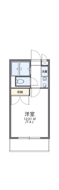 レオパレスＯＺＡＫＩ 間取り図