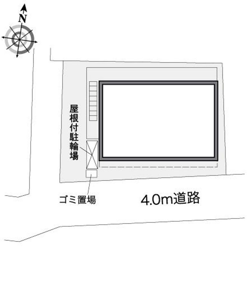 レオパレス魚崎南 配置図