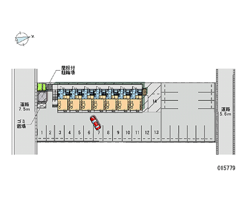 15779 Monthly parking lot