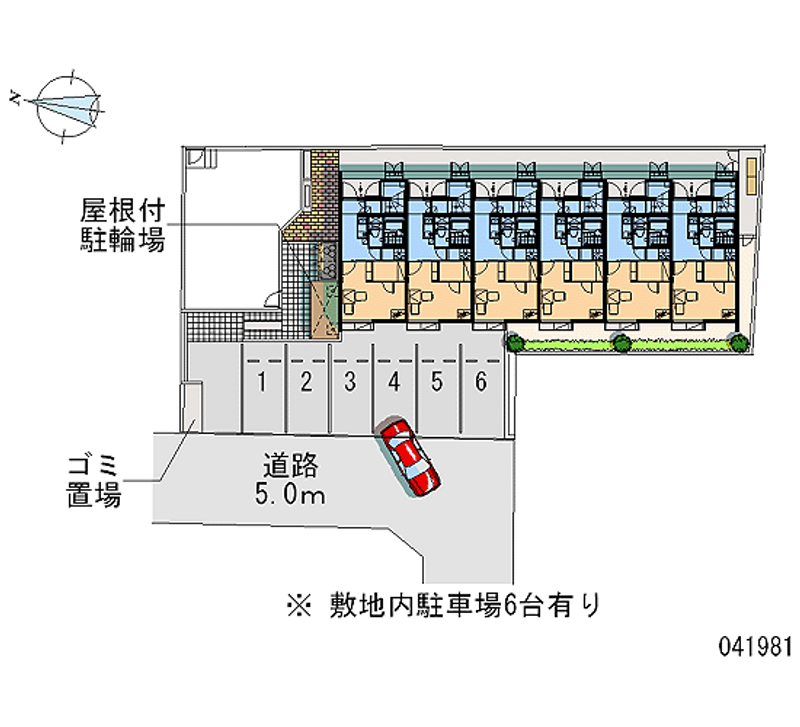 41981 Monthly parking lot