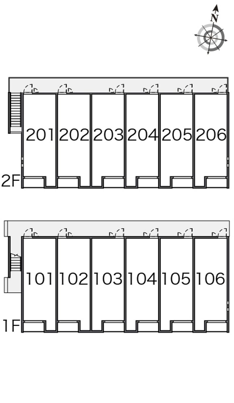 クレイノミューズⅡ 間取配置図