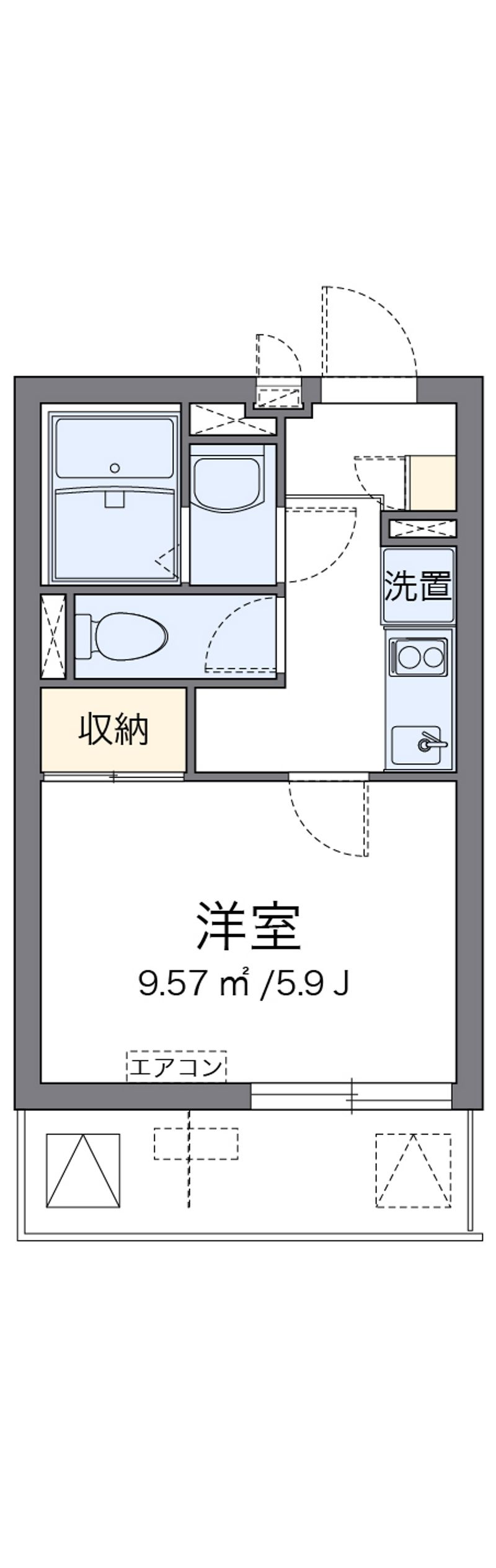 クレイノアイリス芥川 間取り