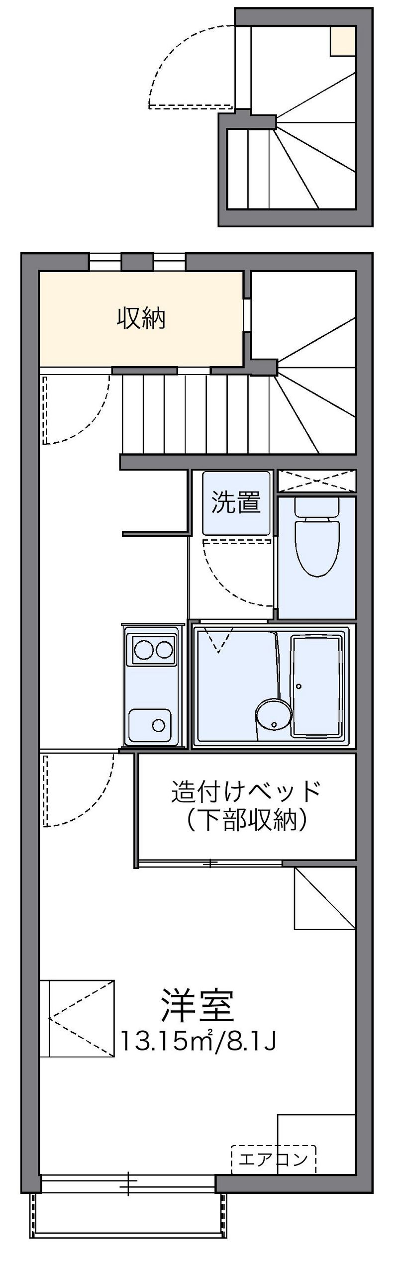レオネクストｍａｎａ 間取図