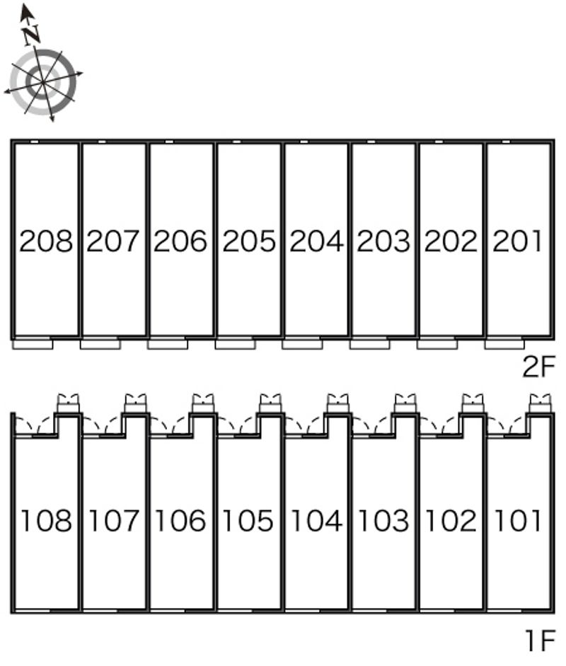 レオネクストラズワード 間取配置図