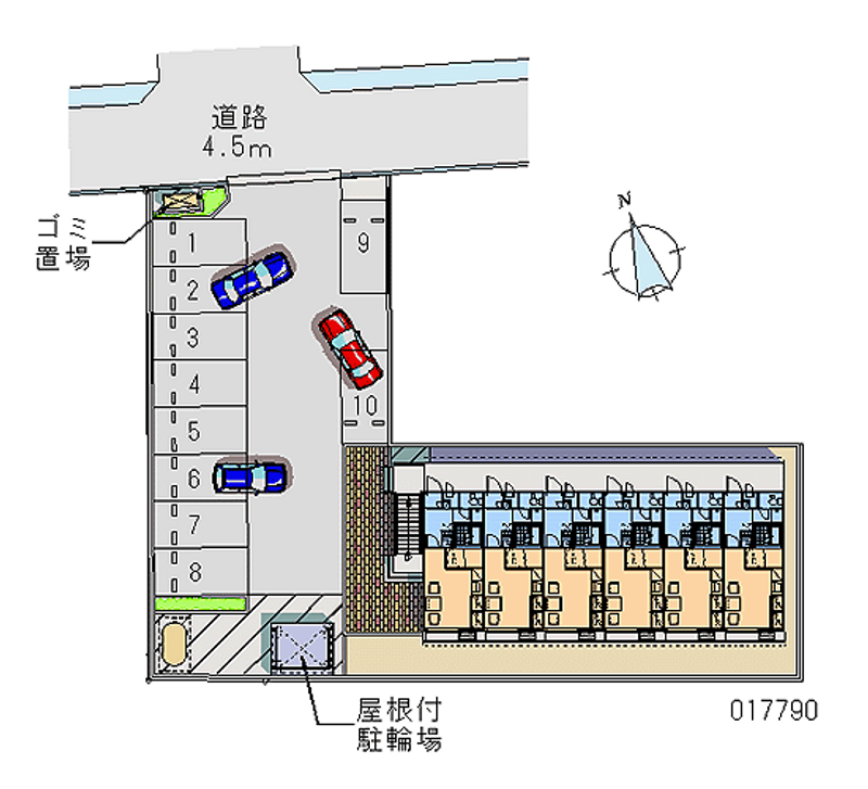 レオパレストゥインクル 月極駐車場