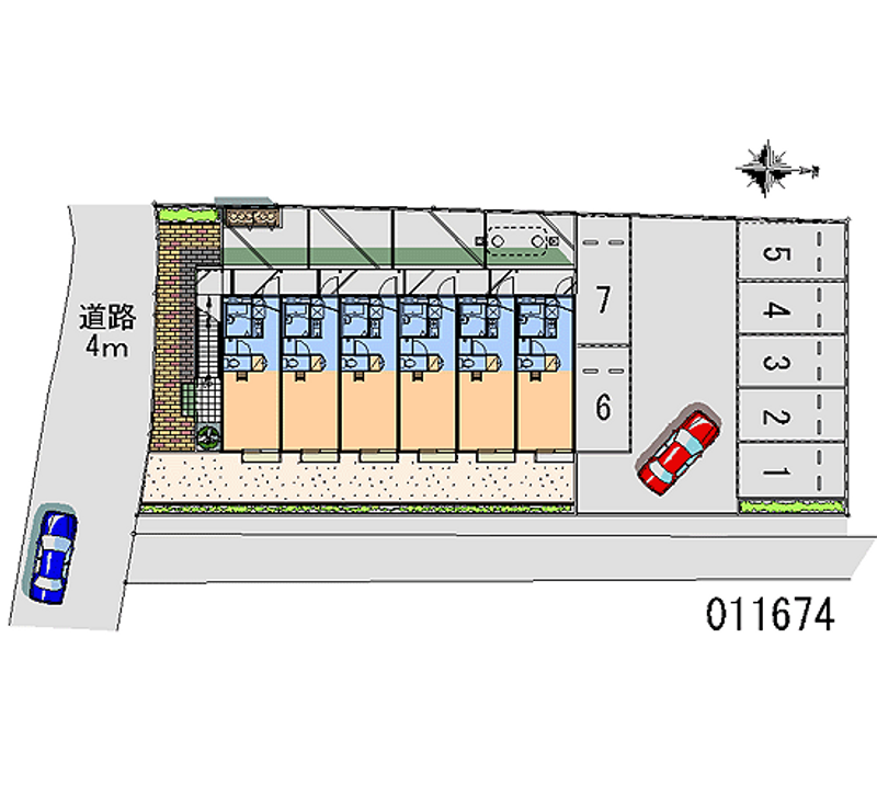 11674 Monthly parking lot