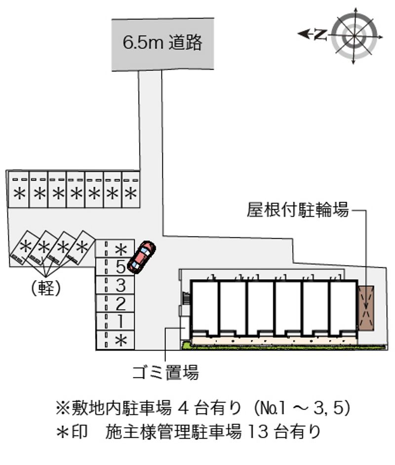 クレイノＯＯＭＵＲＡ 配置図