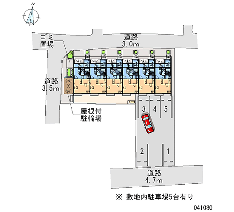 41080 Monthly parking lot