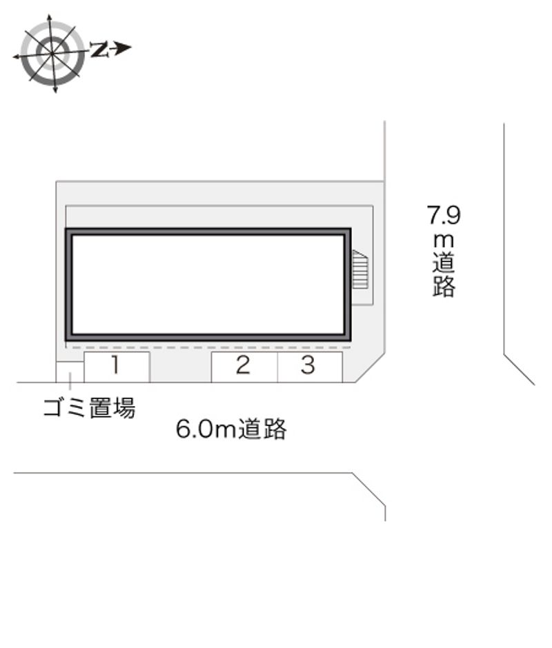 レオパレス波寄 配置図