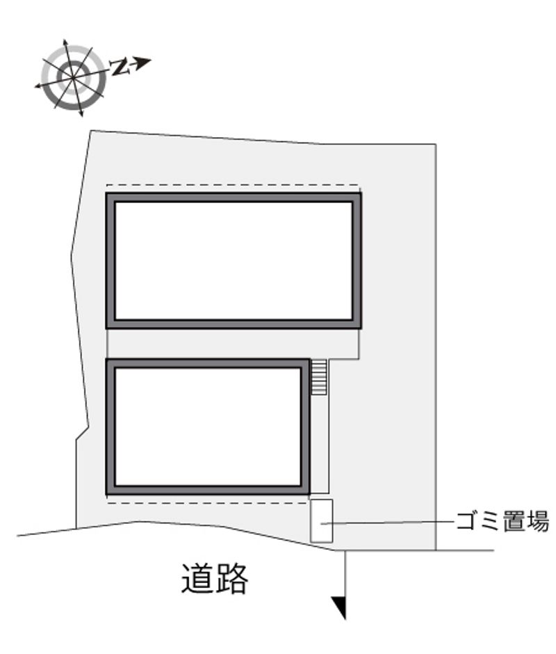 レオパレスＯＫＩＮＯ 配置図