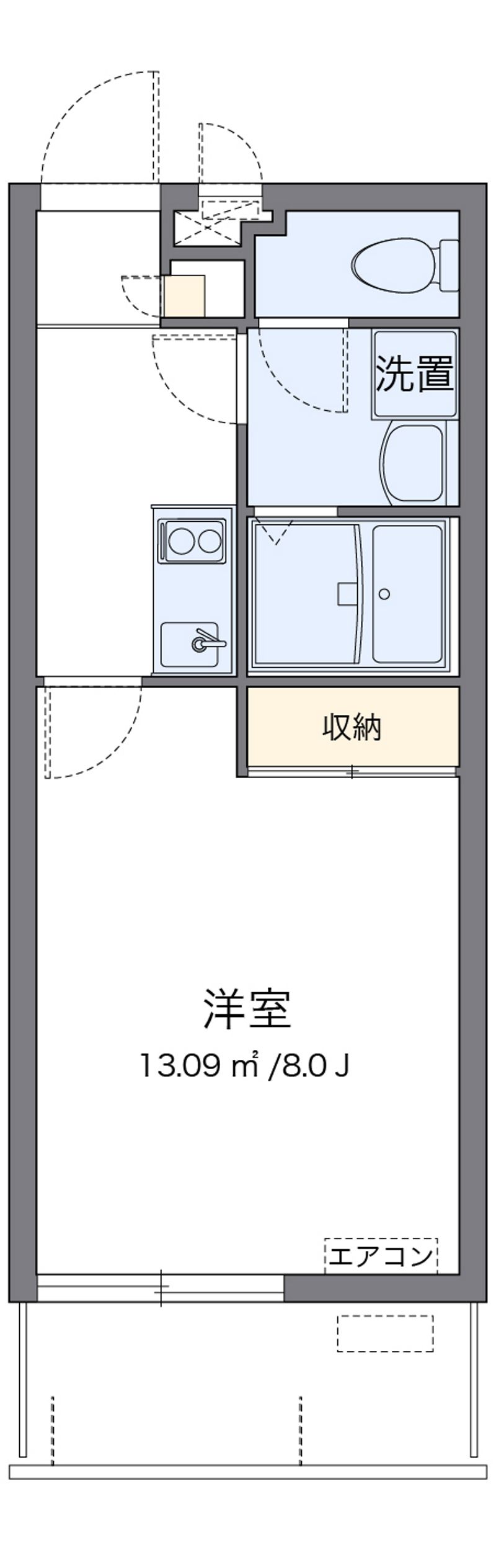クレイノシャイン 間取図