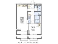 レオパレス小渕 間取り図
