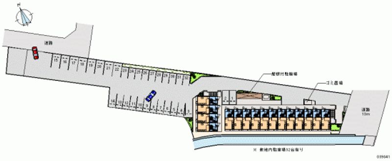 39041 Monthly parking lot