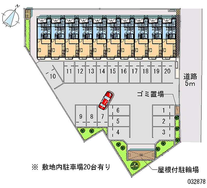 レオパレスエスペランサ 月極駐車場