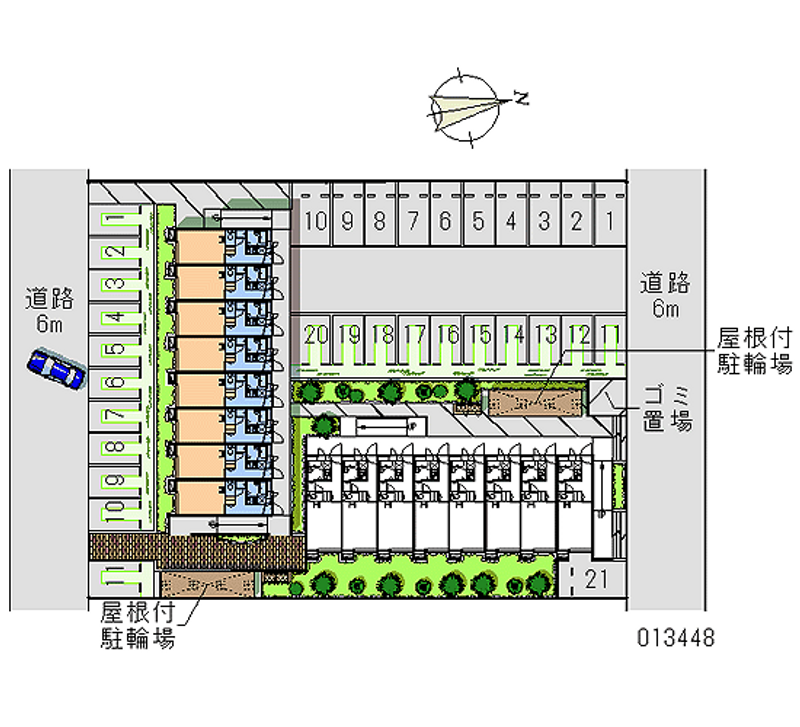 13448 bãi đậu xe hàng tháng