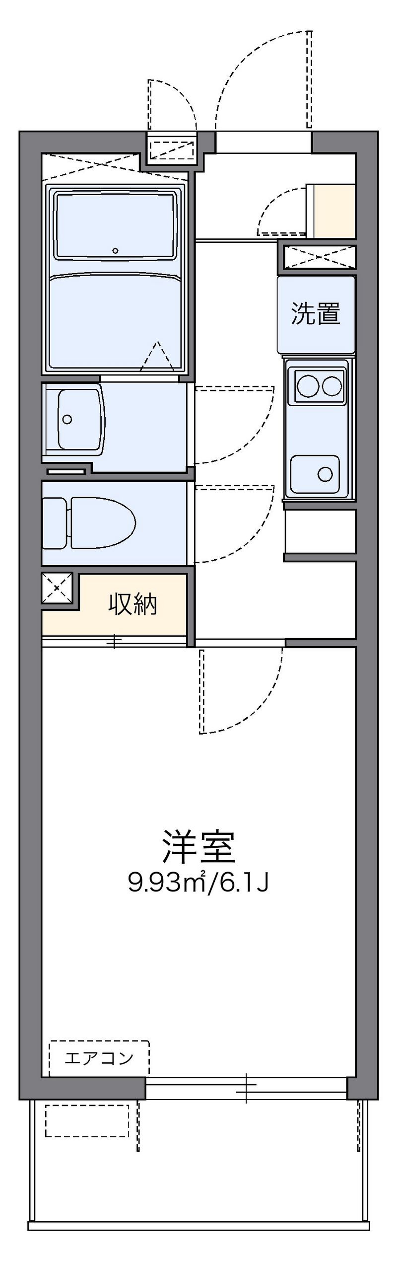 レオネクストブルーリッジⅡ 間取図