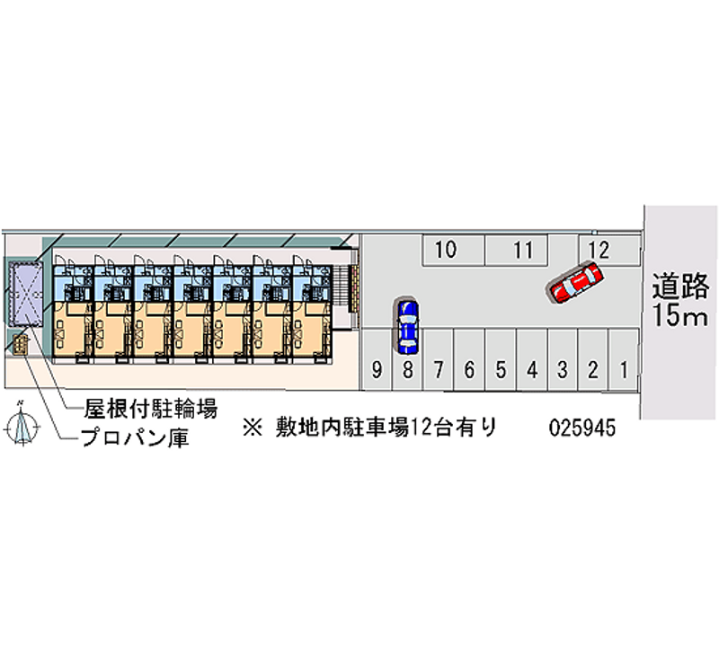 レオパレスエスペランサＺ 月極駐車場