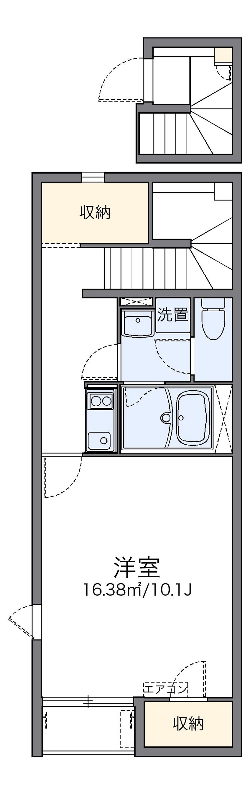 LEONEXT Pine Rouge Tateishi Floor plan