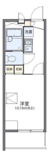 レオパレスニュー千葉ハイツ　Ａ 間取り図