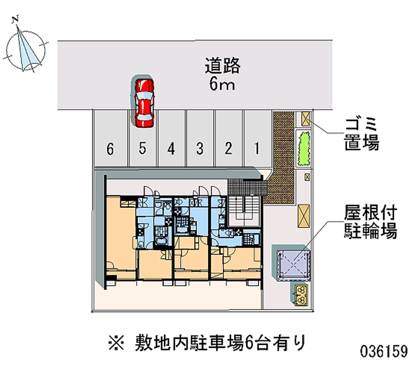 レオパレス金池 月極駐車場