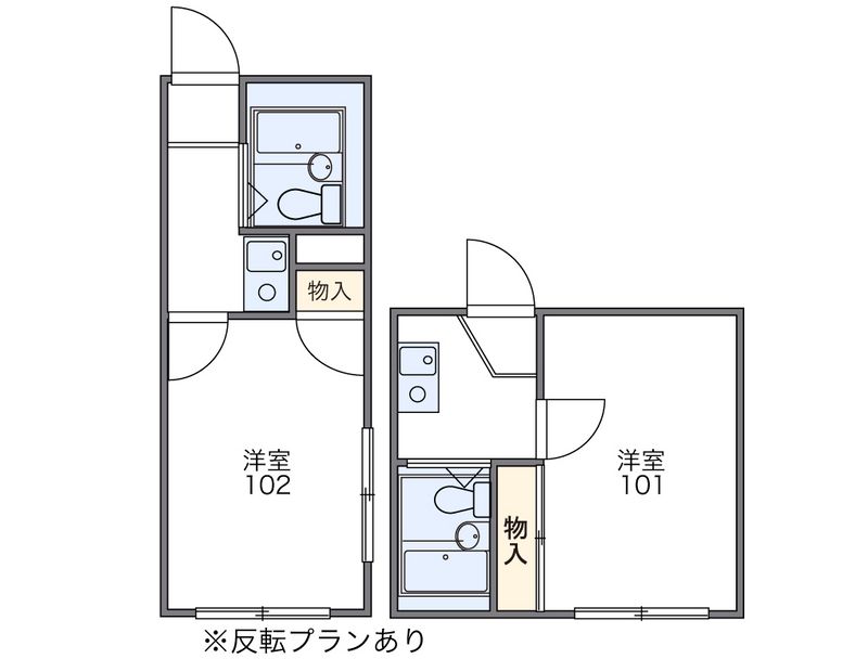 レオパレスハーモニーハイツ荻窪 間取図