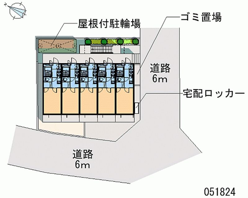 レオパレスＢＥＬＬ 区画図