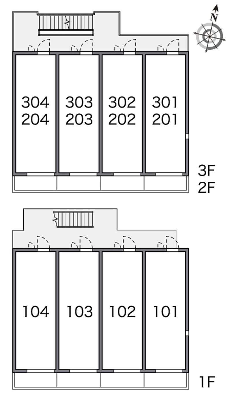 レオネクストエステート旗の台 間取配置図