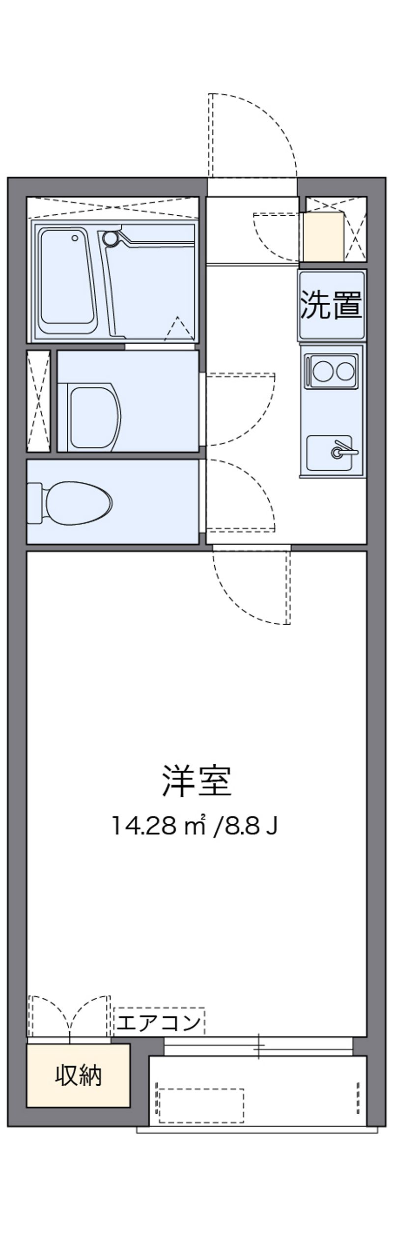レオネクストネオエスト花園 間取図