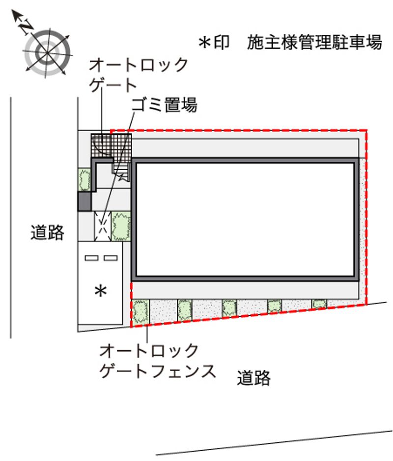 レオパレスラ　フェニックス 配置図