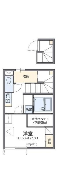 レオパレスパッション 間取り図