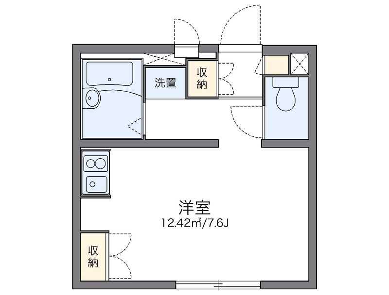 レオパレスドミールＲｉｔｓｕ 間取図