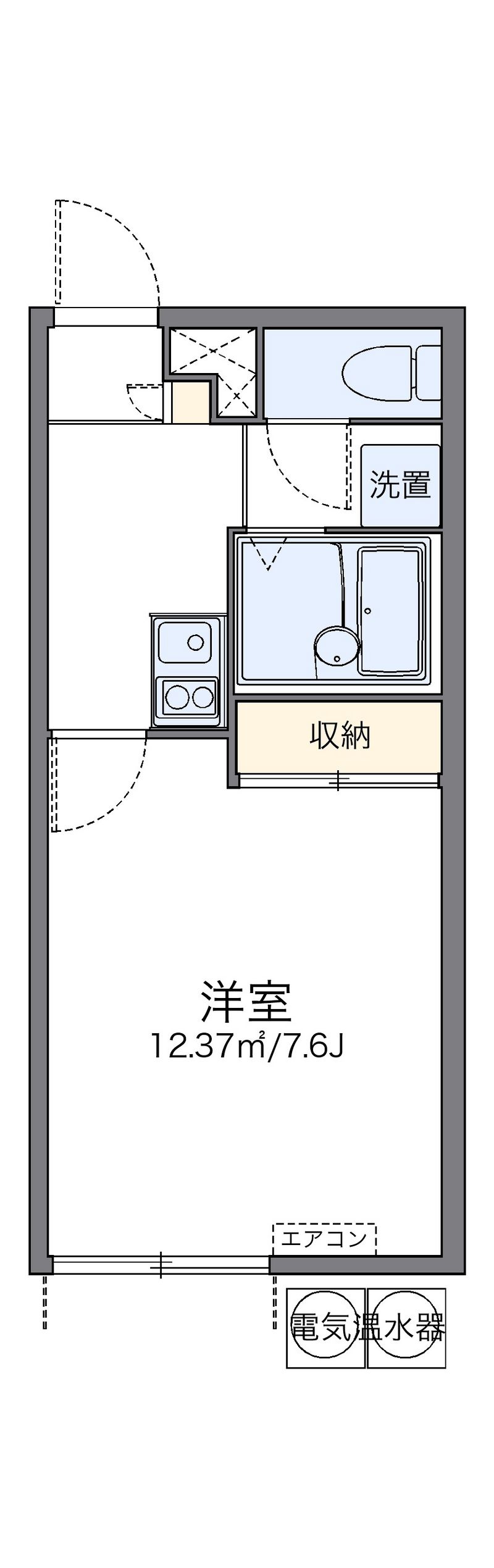 レオパレス久世大築 間取図