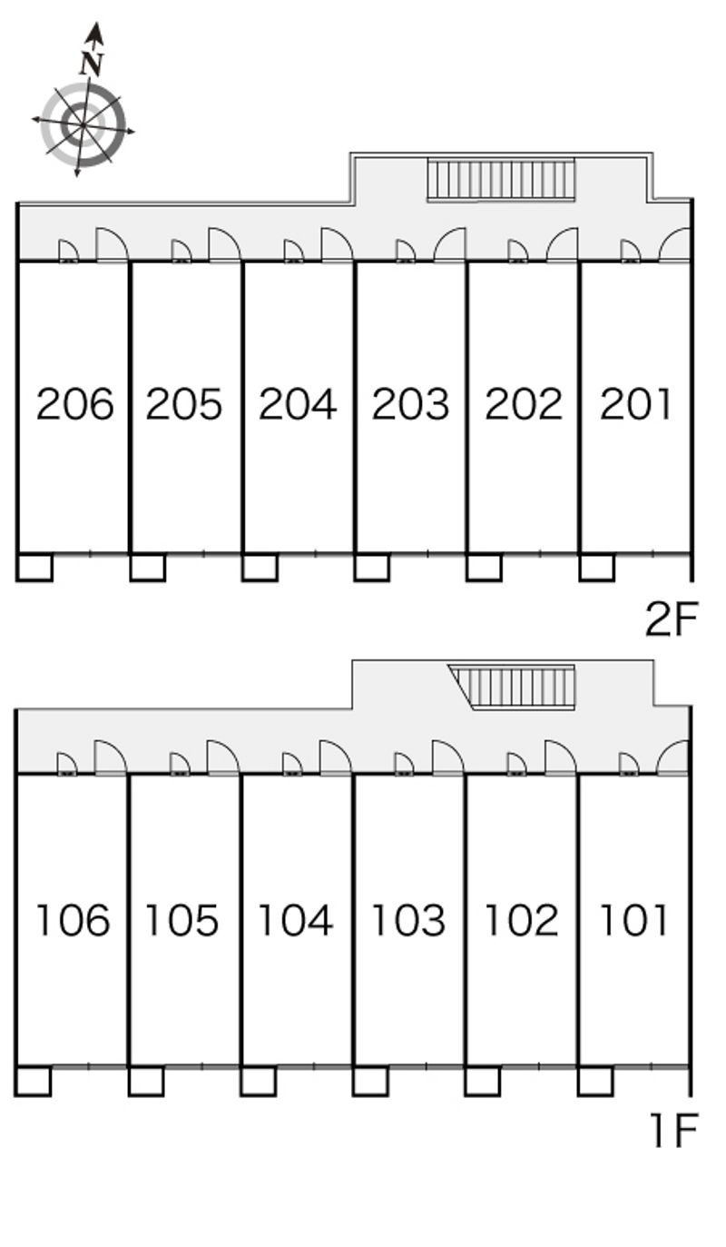 レオパレスディアコート 間取配置図