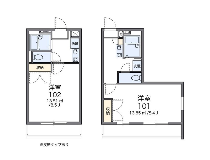 レオパレスＫ２ 間取図