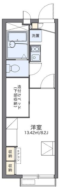 レオパレスマリンハイツ 間取り図