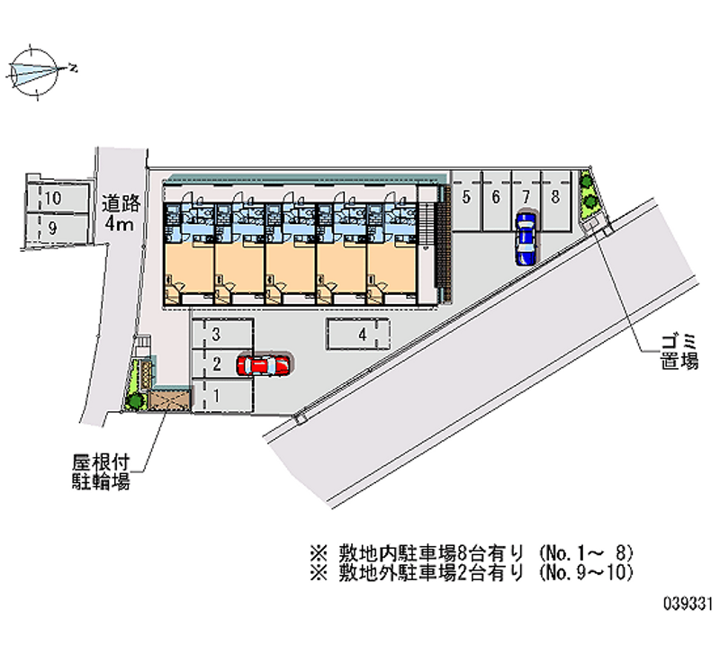 レオパレスエテルナ 月極駐車場