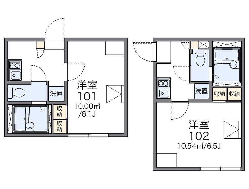 レオパレスサンハイツ 間取り