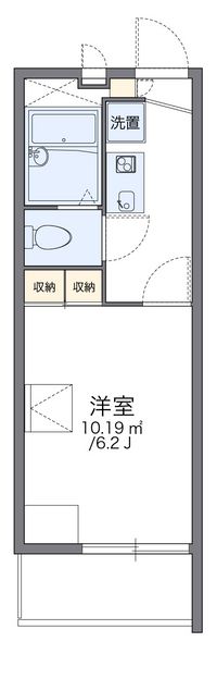 レオパレス花水木一番館 間取り図