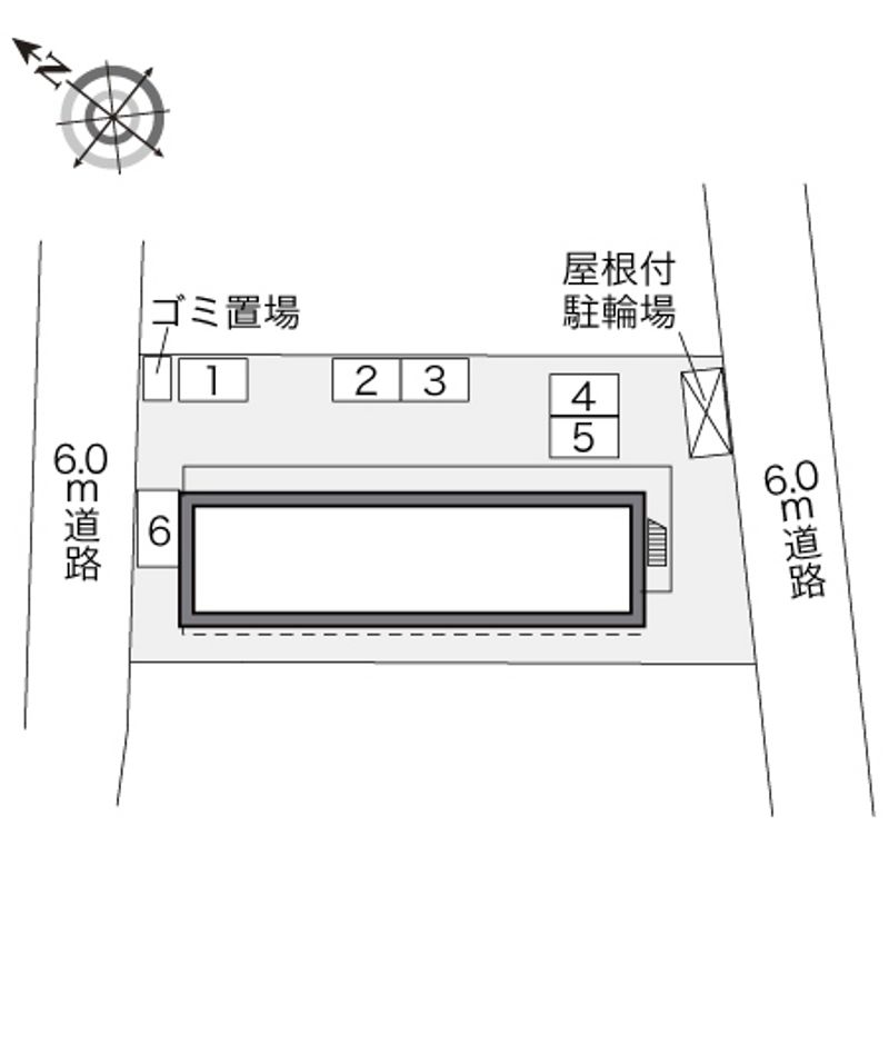 レオパレスホープ　シェル 配置図