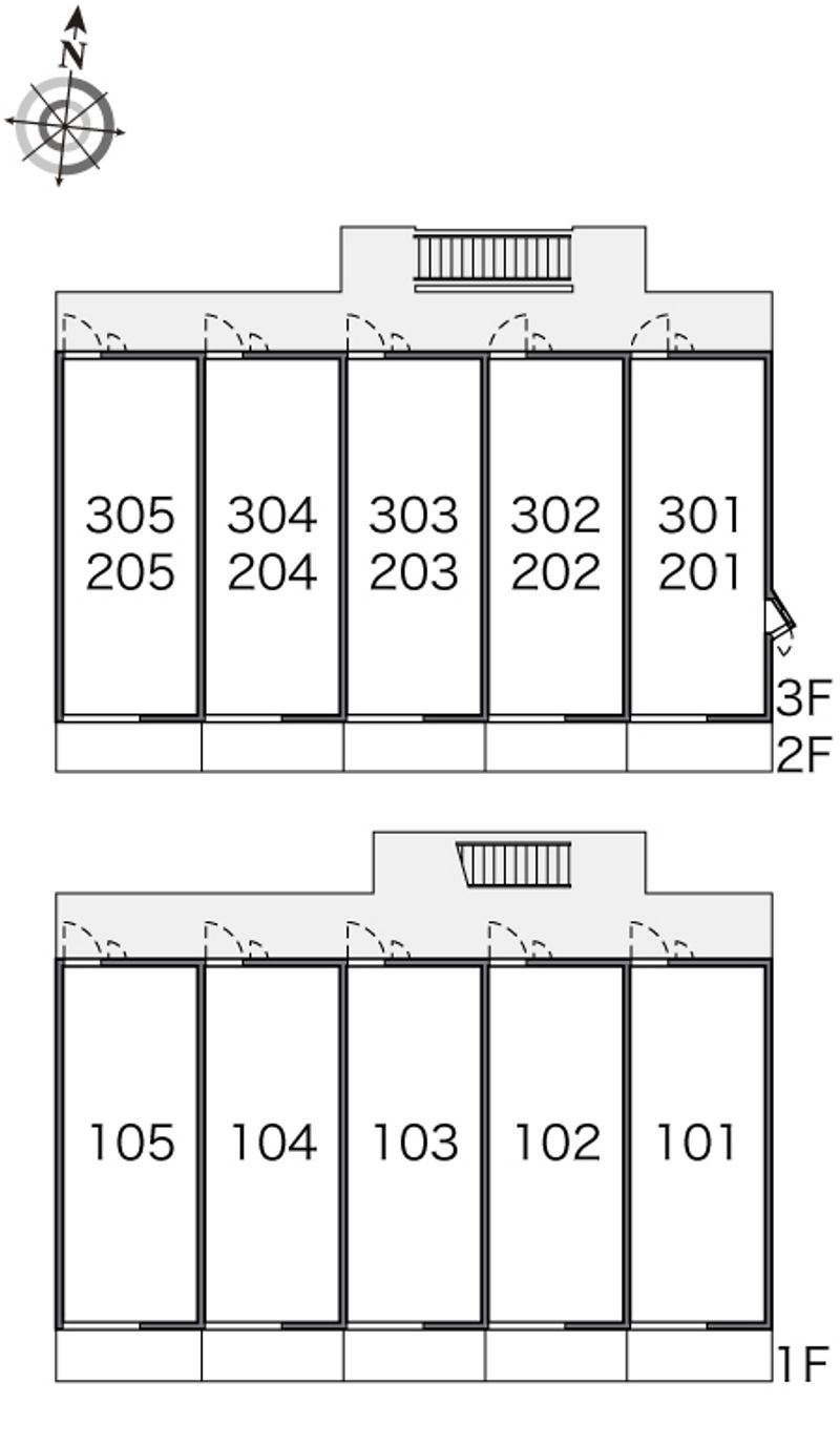 レオネクストイーエフⅢ 間取り配置図