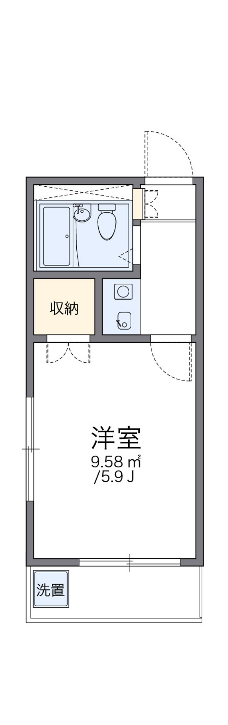 leopalace Akaike Sơ đồ nhà