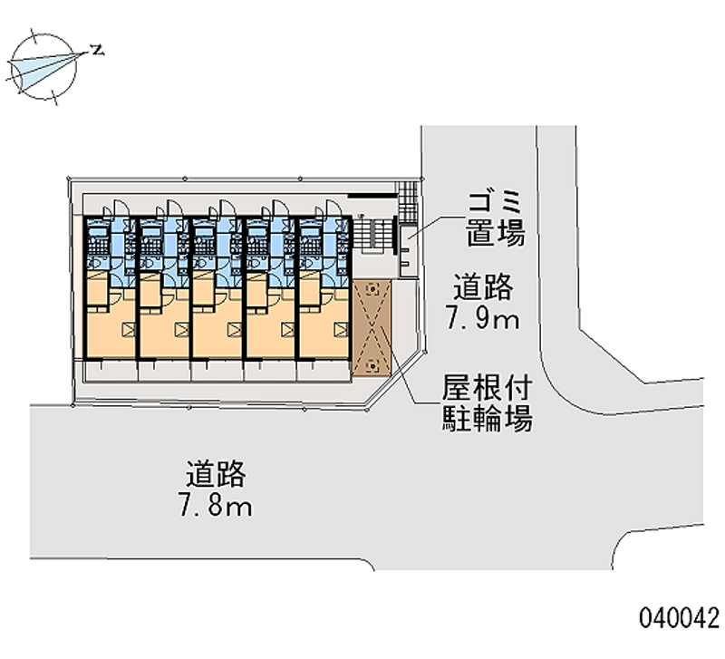 レオパレスパフ 区画図