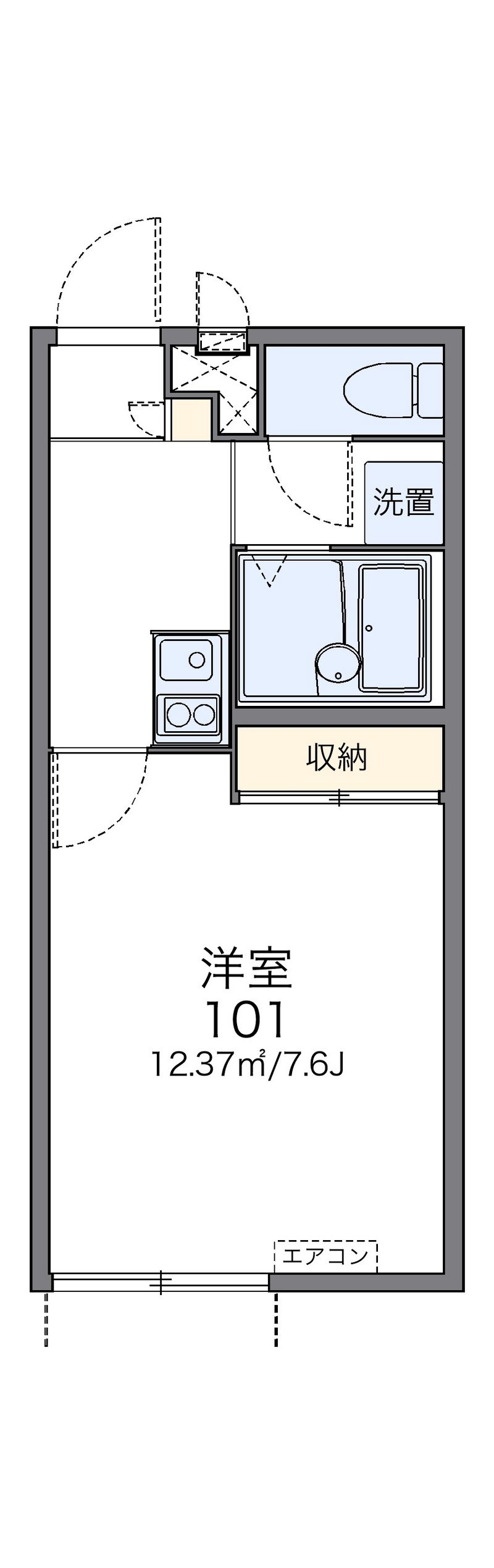 レオパレスＳＡＤＡ２ 間取図