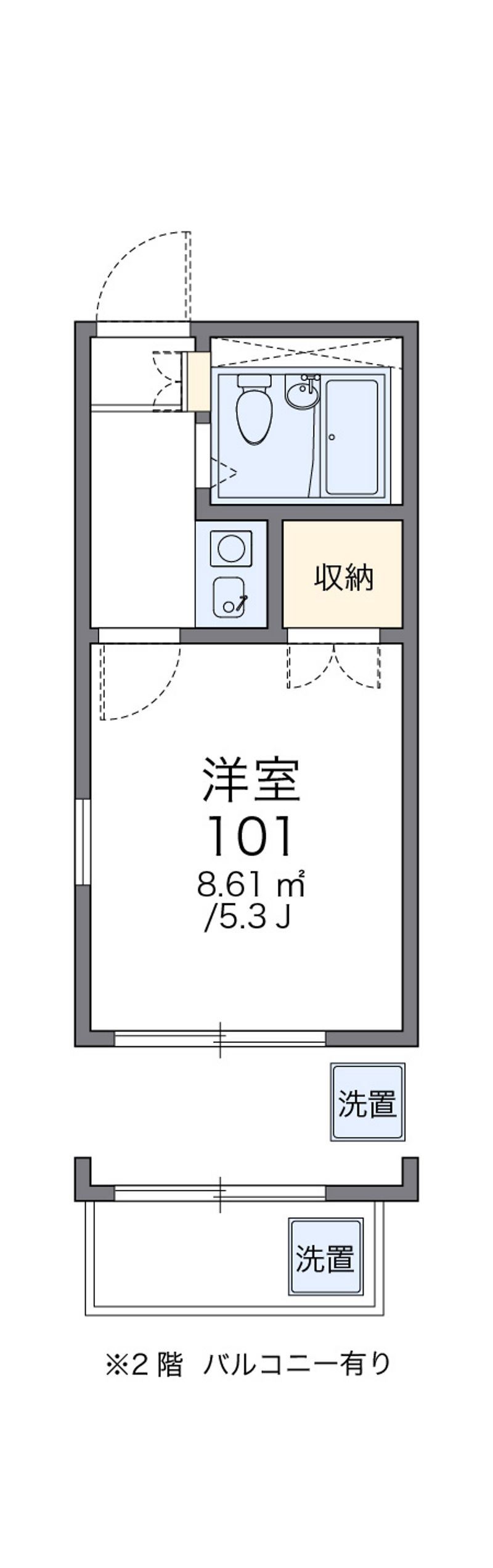 レオパレスＳｈｉｎｅ９３ 間取図
