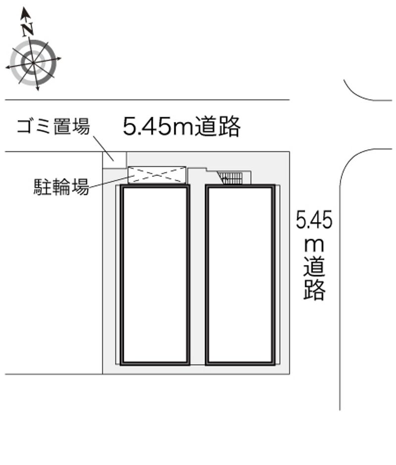 レオパレス修浦 配置図