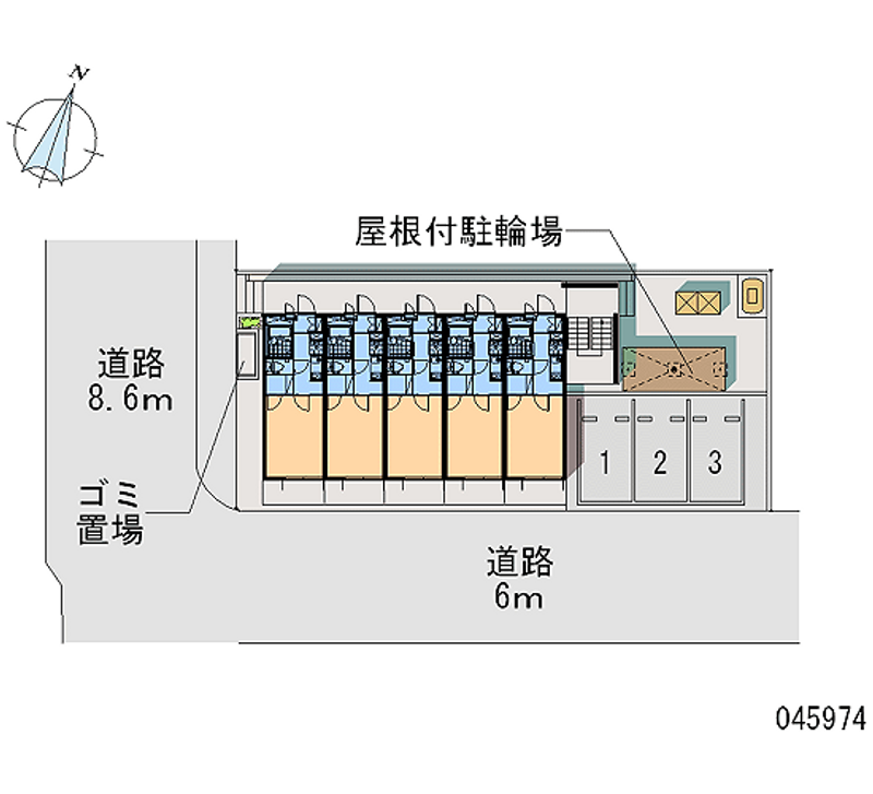 レオパレス駅南Ｗｉｎｇ 月極駐車場