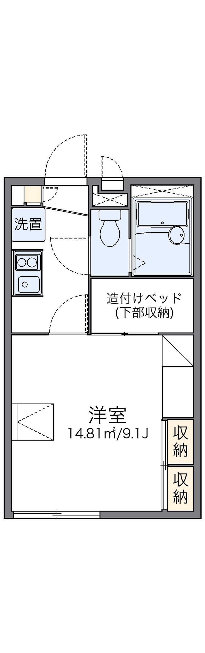 レオパレスフィオレンツァ 間取り