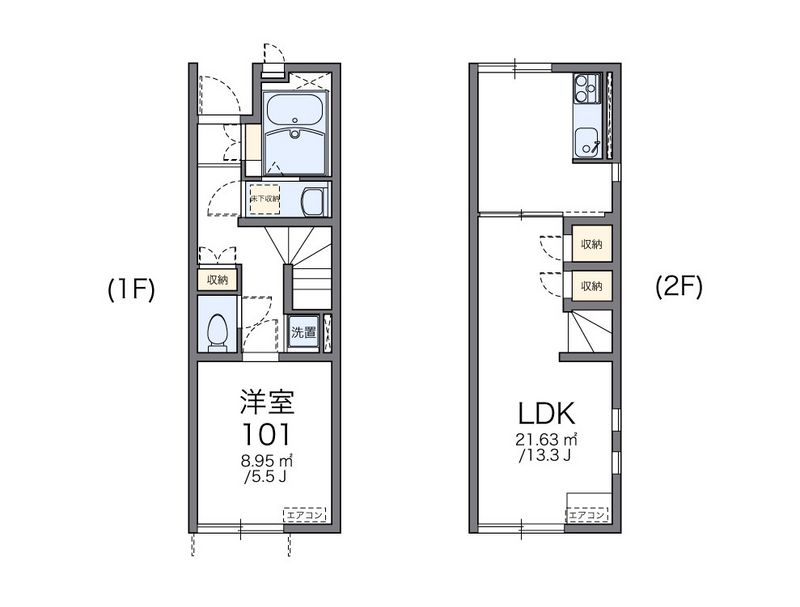 レオネクストアリオール沼田Ⅲ 間取図