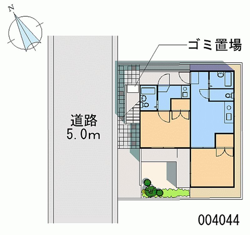 レオパレス垂水 区画図